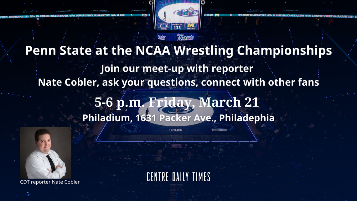 Talk Penn State wrestling with CDT reporter Nate Cobler during the NCAA Wrestling Championships