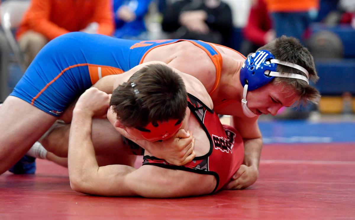 St. Joseph’s Catholic Academy’s Tyler Stoltzfus claimed the No. 1 seed of the 170-pound weight class. He has three of his teammates as No. 1 seeds as well.