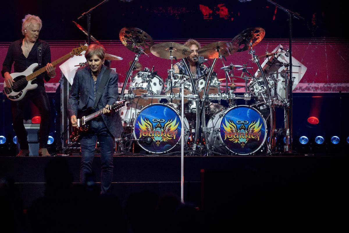 Journey performs at the Bryce Jordan Center as part of their Final Frontier Tour on Wednesday, May 27, 2026.  