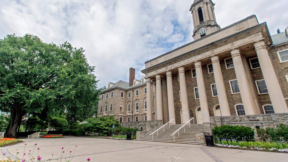 Old Main on the Penn State campus on Wednesday, June 20, 2018.  
