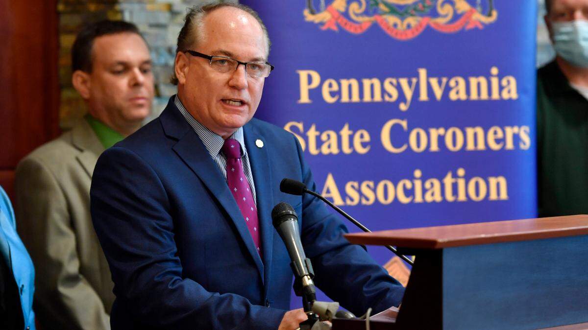 House Majority Leader Kerry Benninghoff is pictured in June 2021.