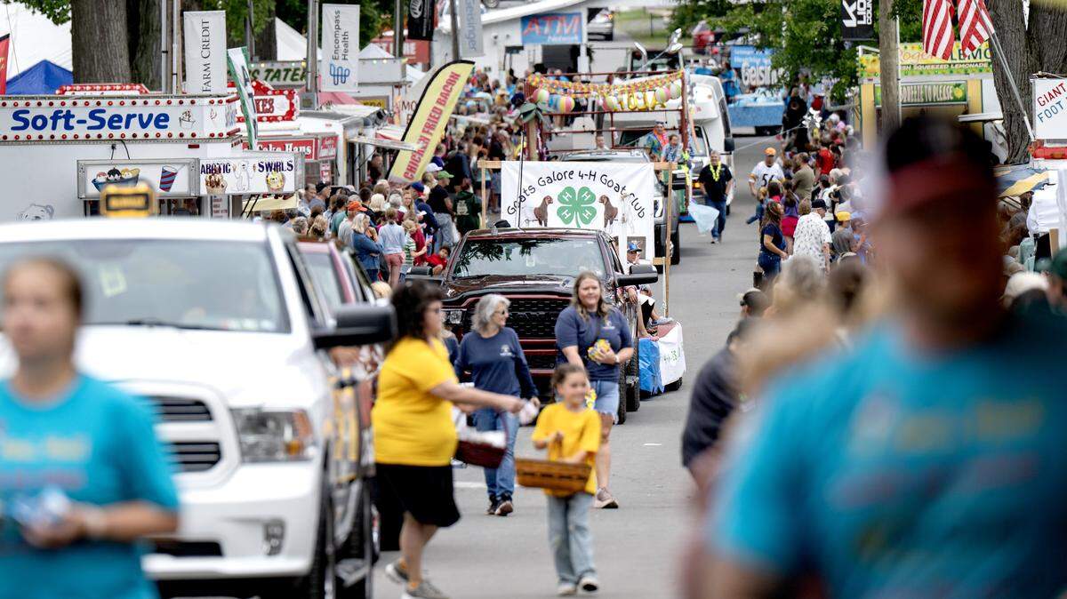 The Centre County Grange Fair parade on Thursday, Aug. 21, 2025.  