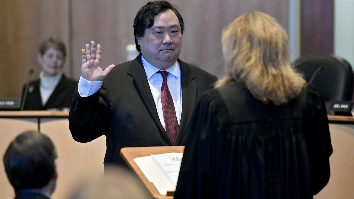 Don Hahn was sworn in as the new State College Borough mayor in January 2018.