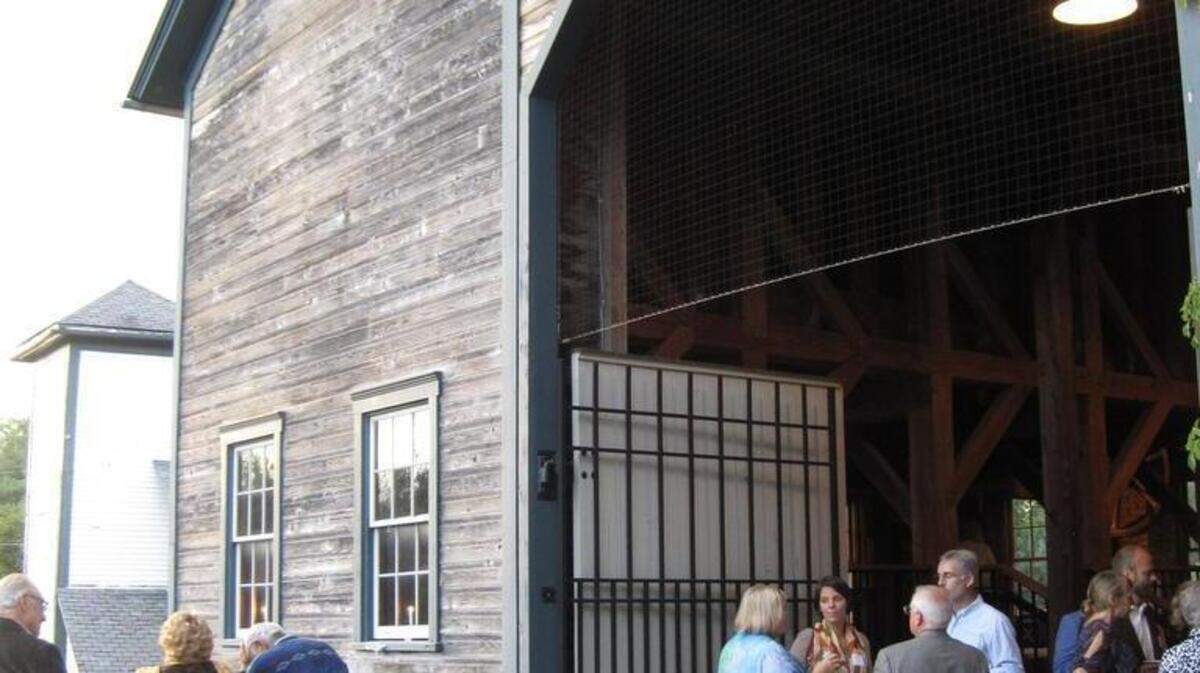 Guests mingle at the Thompson Granary during last year’s event.
