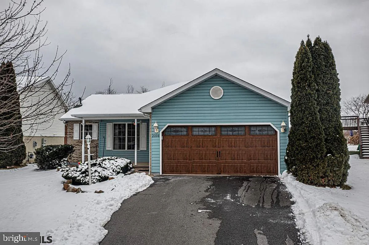 A front-facing view of a recently sold home at 2398 Quail Run Road in State College. Photo shared with permission from home’s listing agent, Annette Yorks of Perry Wellington Realty.