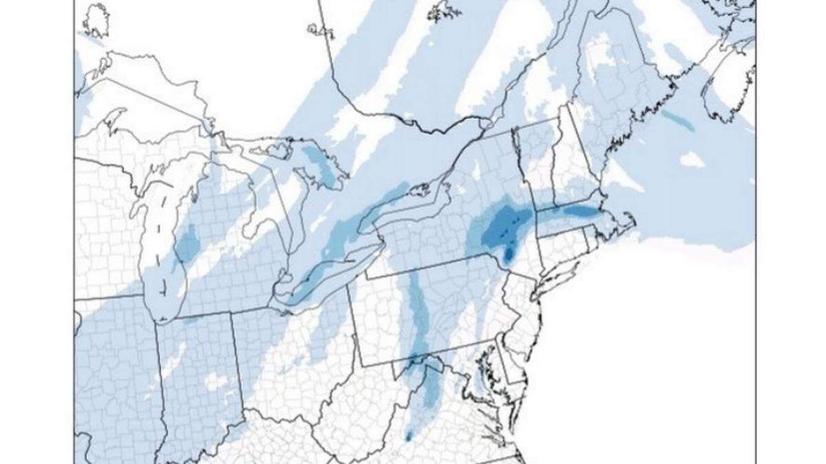 Some Centre County residents could smell smoke outside their homes Friday morning due to two different fires outside the area, and as shown by a chart tweeted out by the National Weather Service (State College).