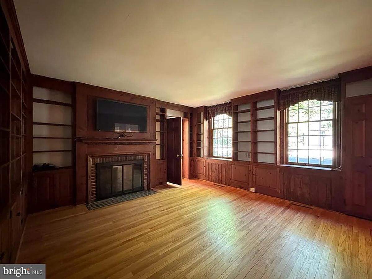 The den or study of the home at 5050 Hillcrest Ave. in State College is seen in this photo.