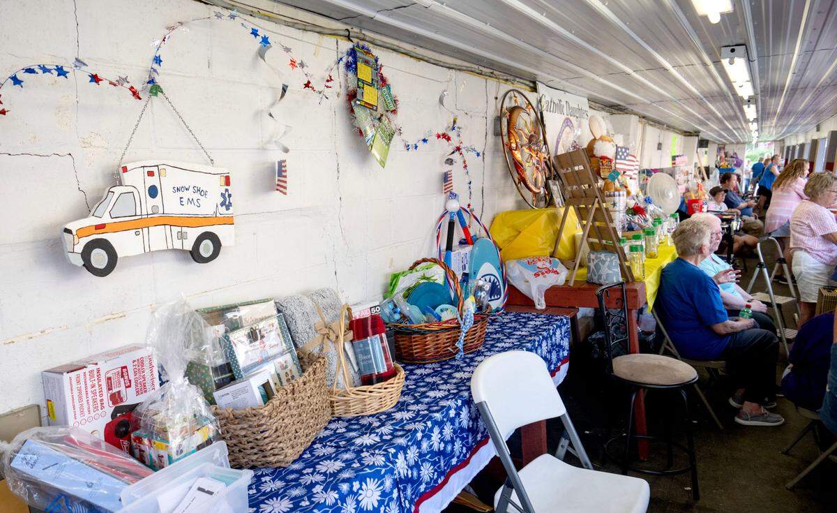 The Snow Shoe EMS along with several other local organizations have raffles at the Snow Shoe Carnival on Tuesday, June 18, 2024.