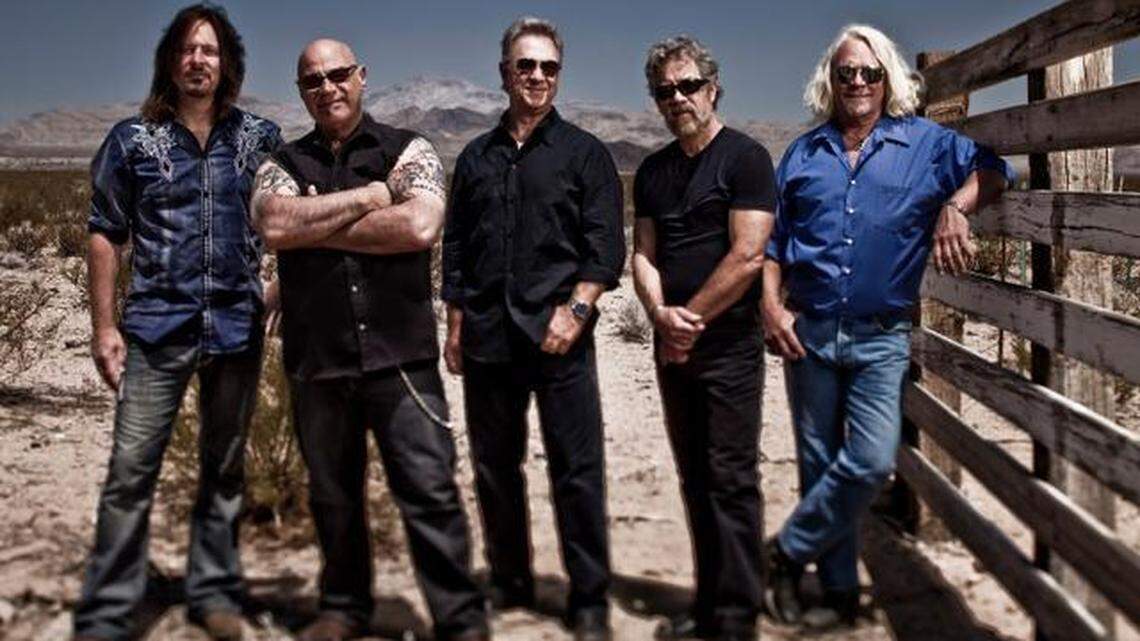Creedence Clearwater Revisited is, from left, Kurt Griffey, John Tristao, Stu Cook, Doug Clifford and Steve Gunner.
