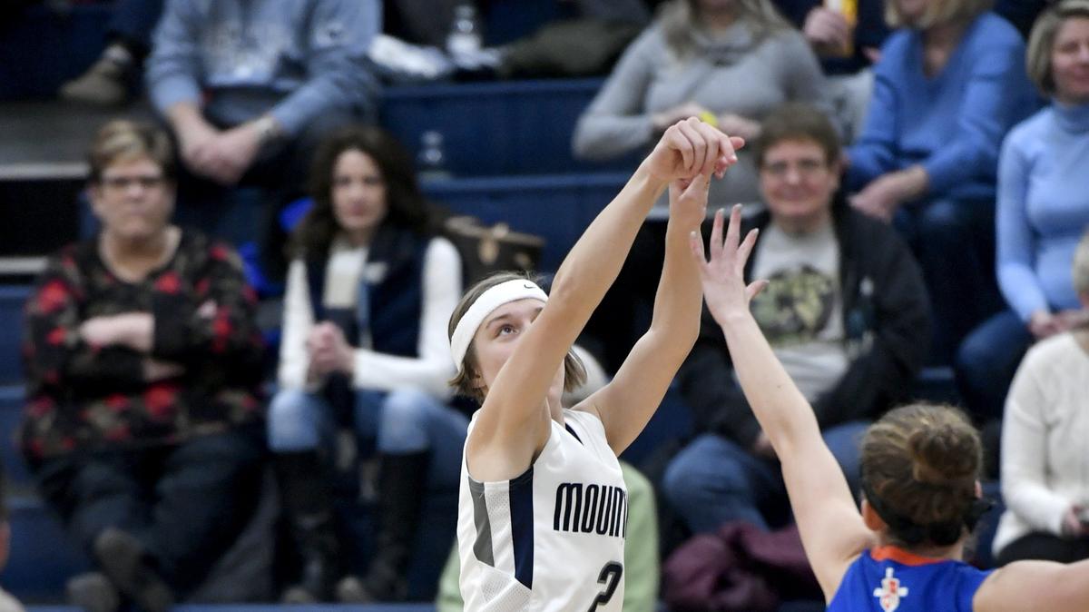 Philipsburg-Osceola’s Halle Herrington, seen here earlier this month, scored 45 points Monday against Saint Joseph’s in her team’s 65-50 win.