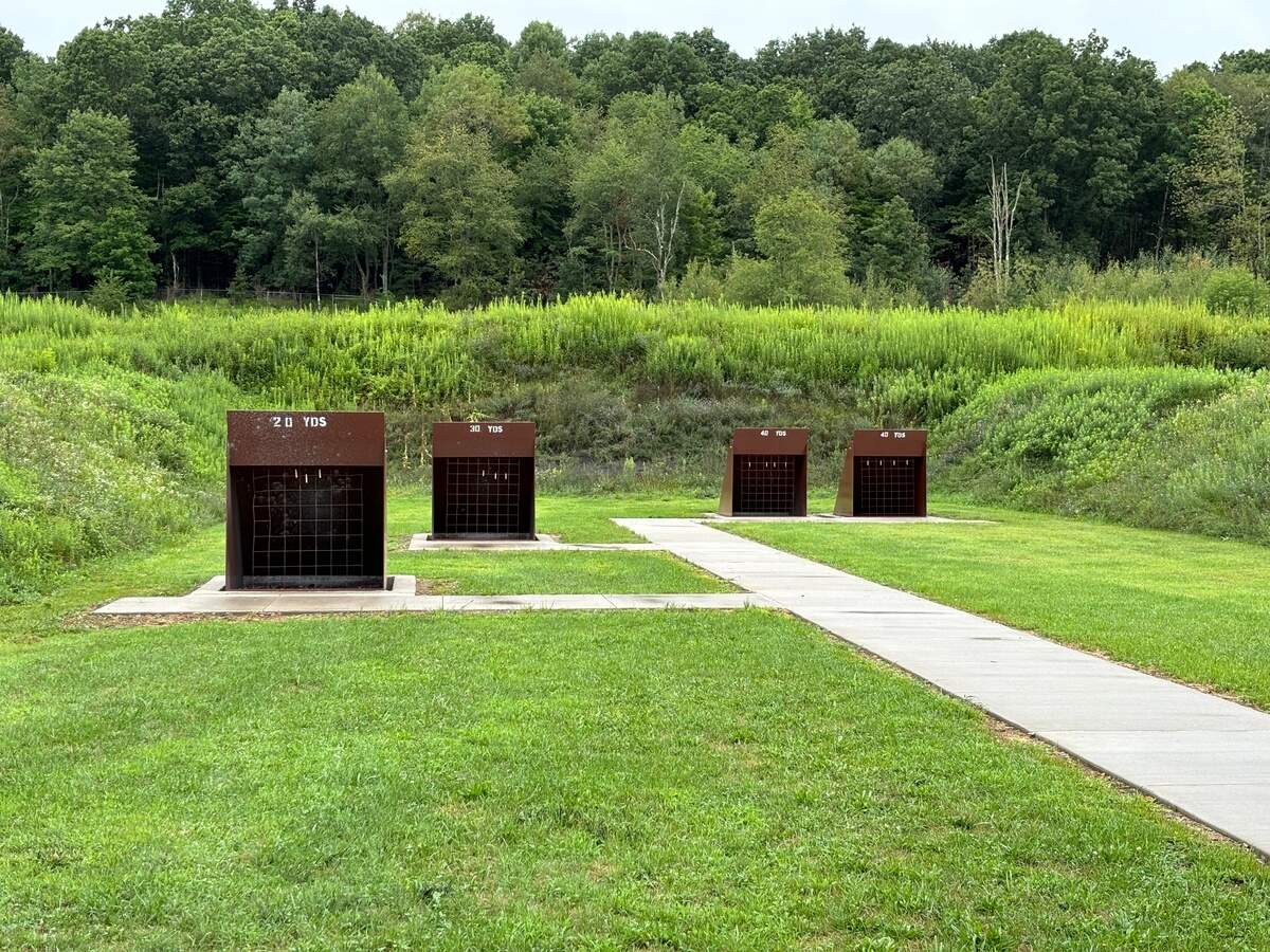 The Pennsylvania Game Commission opens the improved shooting range at State Game Lands 176 on Thursday, Aug. 8, 2024.