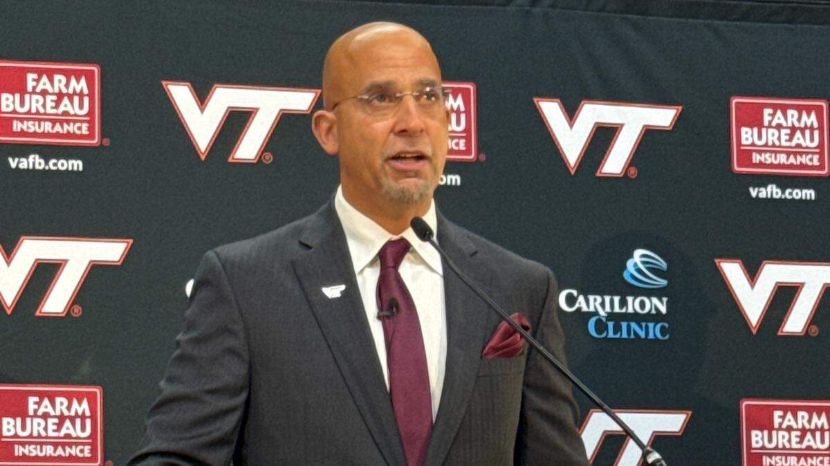 WATCH: James Franklin formally introduced as Virginia Tech’s new head coach