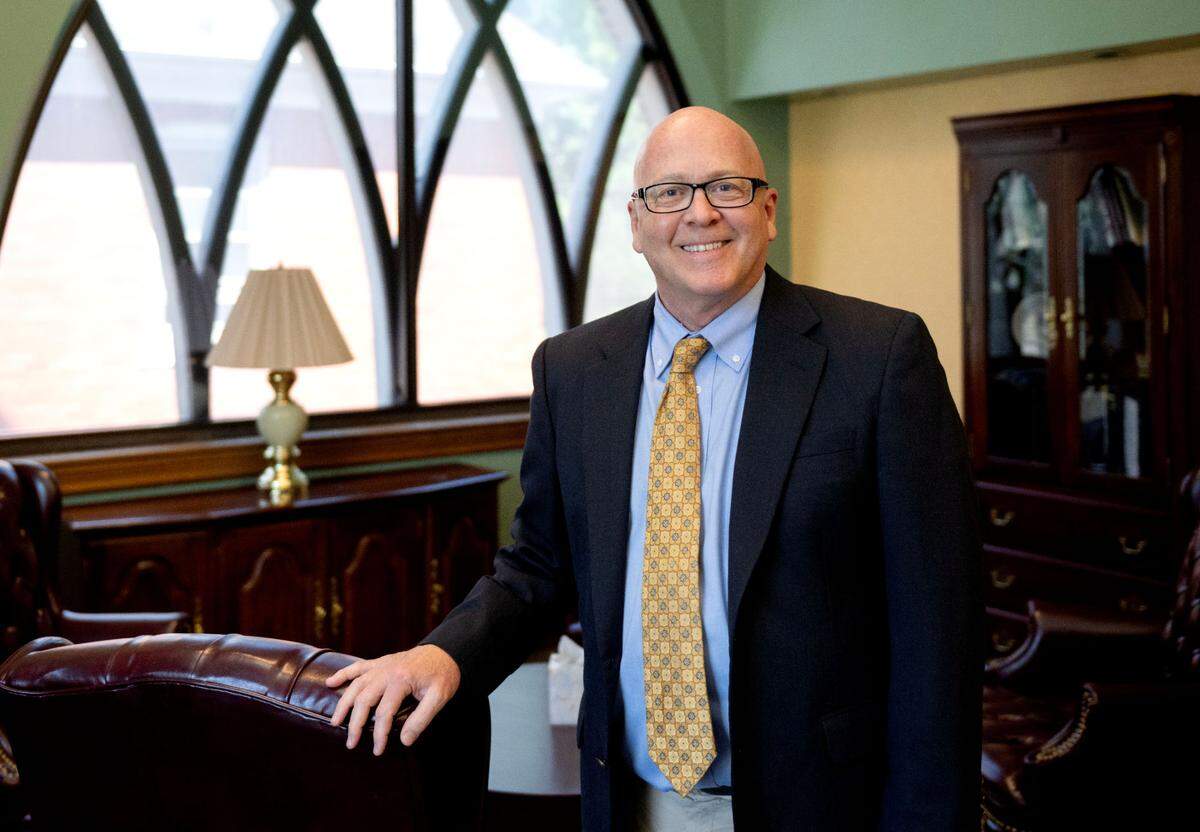 Bellefonte Area School District Superintendent Dr. Roy Rakszawksi in his office on Friday, July 19, 2024.