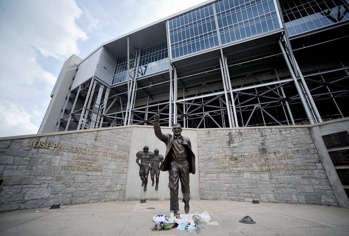 The whereabouts of the statue of former Penn State football coach Joe Paterno are unknown.