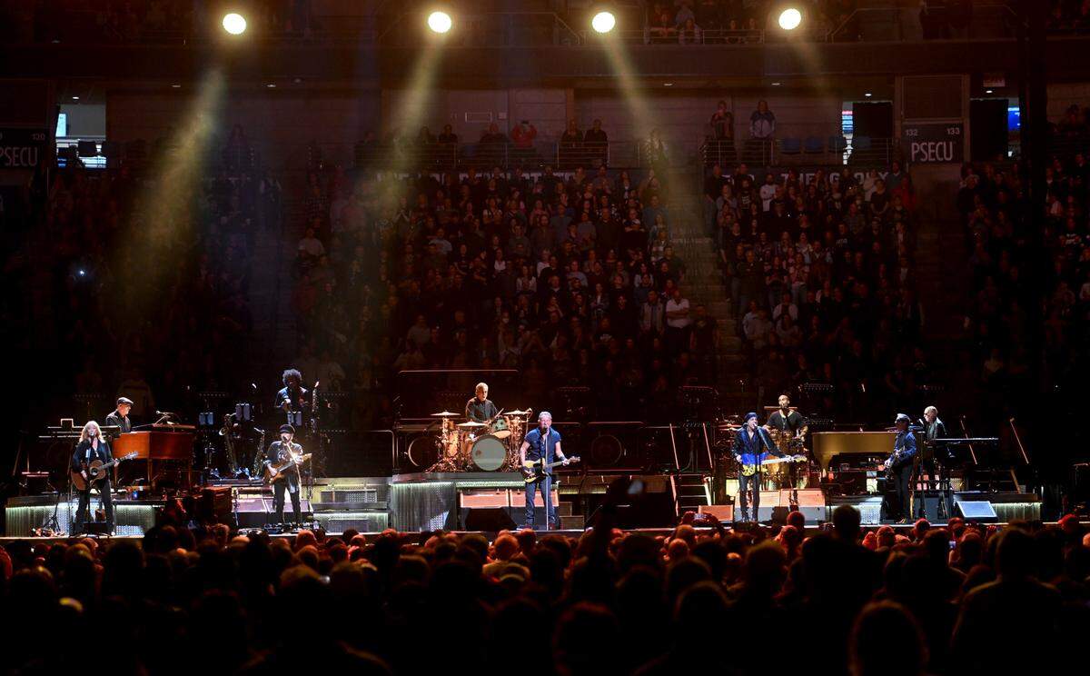 Bruce Springsteen and the E Street Band entertain a sold out Bryce Jordan Center on Saturday, March 18, 2023.