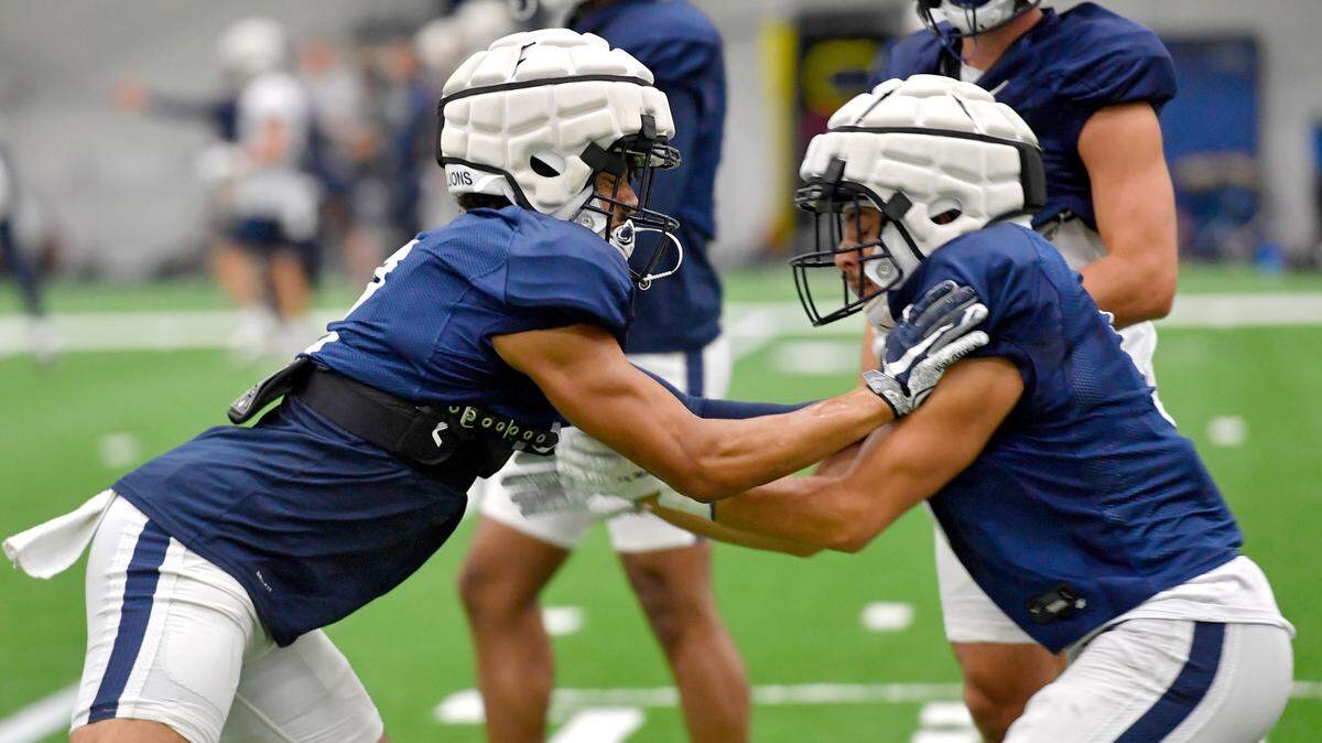 Penn State football could soon see improvements to Holuba Hall, its indoor practice facility, in addition to its outdoor fields.