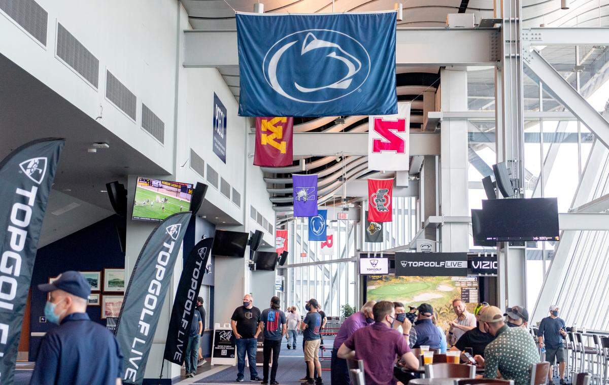 Topgolf Live at Beaver Stadium offers games, food and drinks on Thursday, June 2, 2022.