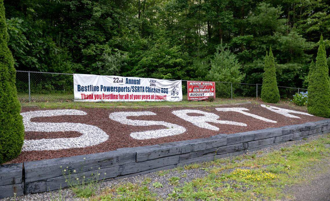 Snow Shoe Rails to Trails Association Gillentown trail entrance on Wednesday, July 17, 2024.