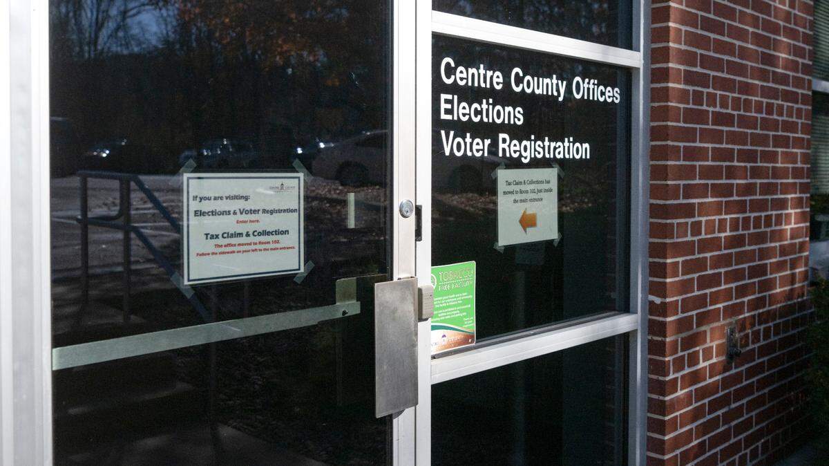 The Centre County offices of elections and voter registration is located in the Willowbank Building.