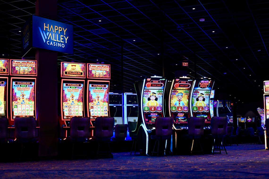 Games are pictured at Happy Valley Casino during a media event on Thursday, April 23, 2026 before it officially opens to the public for test days.