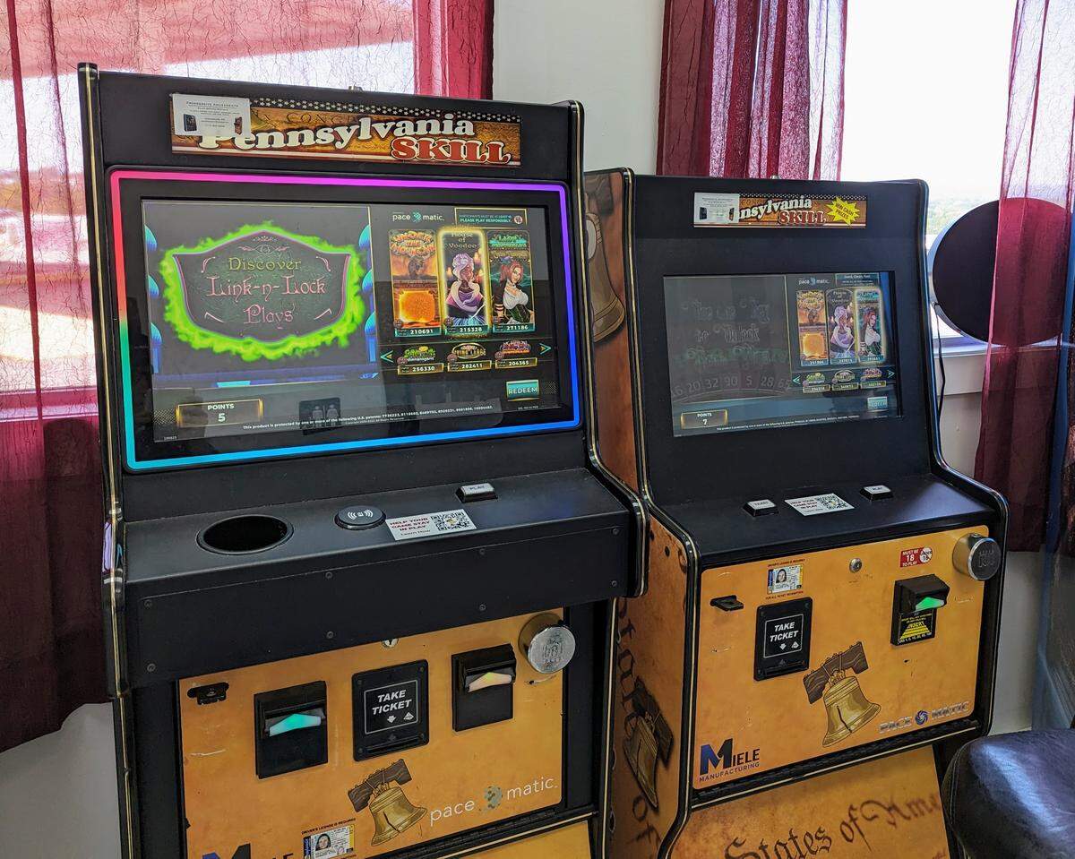 Pennsylvania skill game machine at a business near Harrisburg.