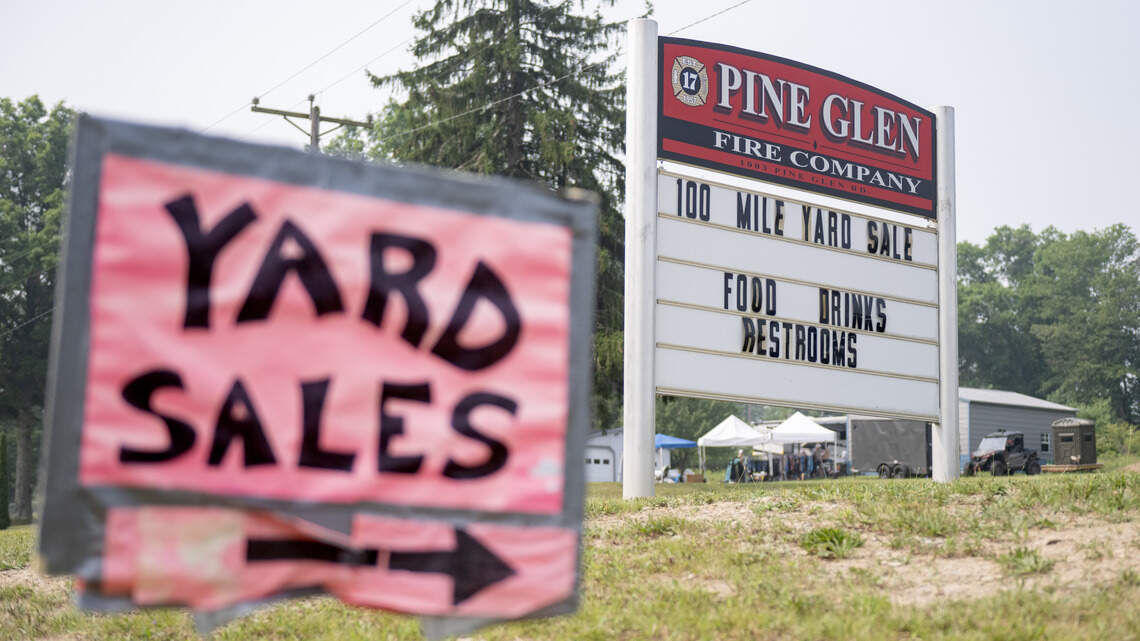 Despite hazy skies, the 100 Mile Yard Sale presses on. Here’s what you might find