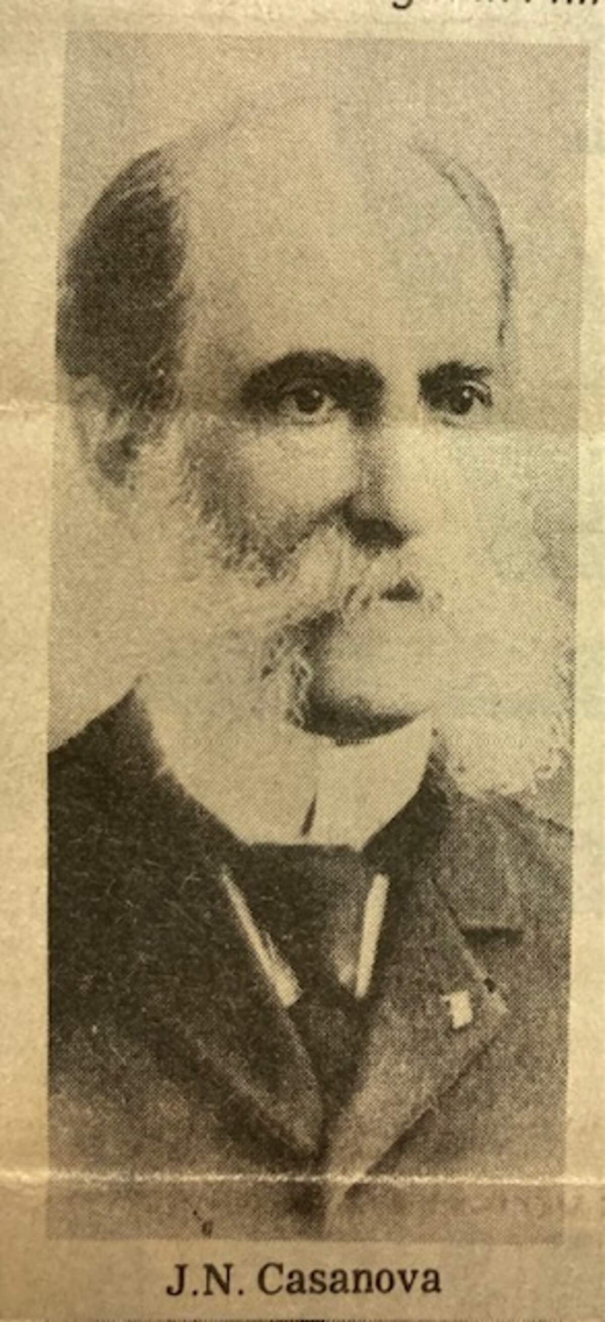 J.N. Casanova, one of the men credited with electrifying Philipsburg, in an undated photograph.
