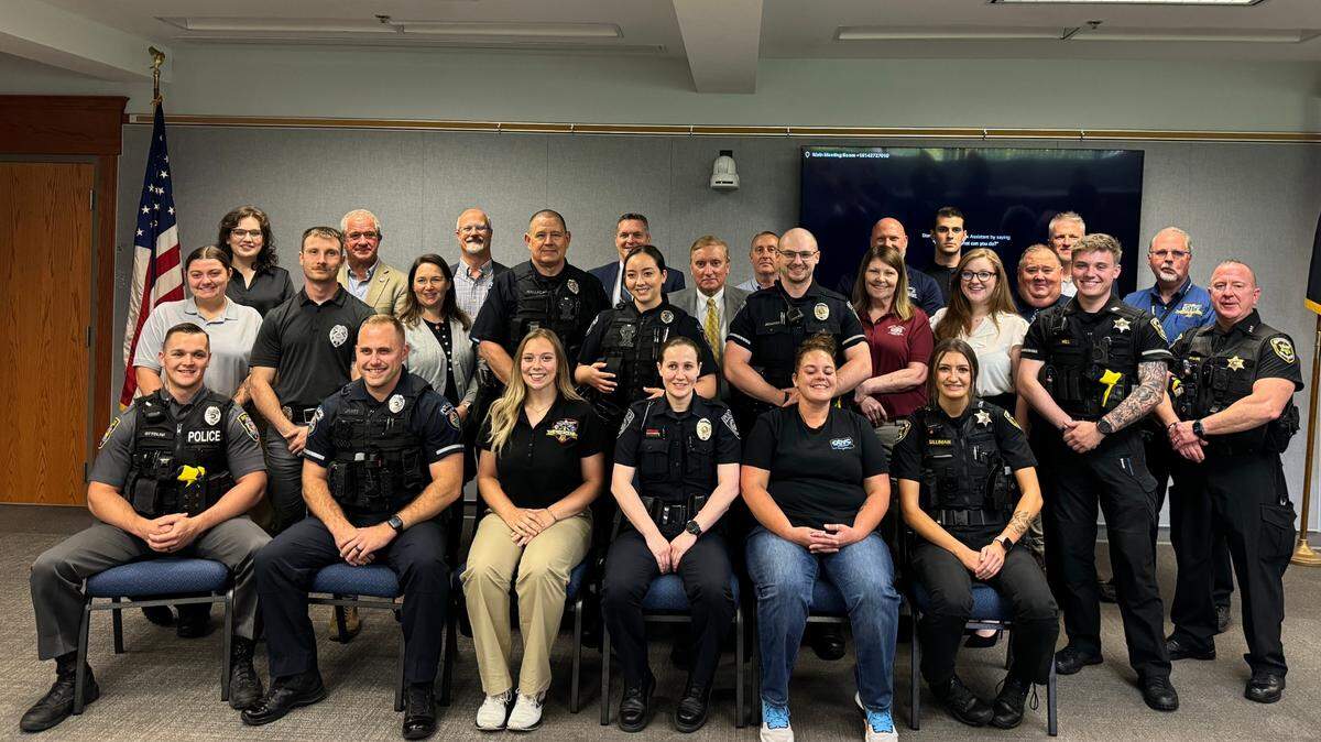 Sixteen first responders graduated Friday from the 25th Crisis Intervention Team training. They were recognized during a ceremony at the Ferguson Township Municipal Building.