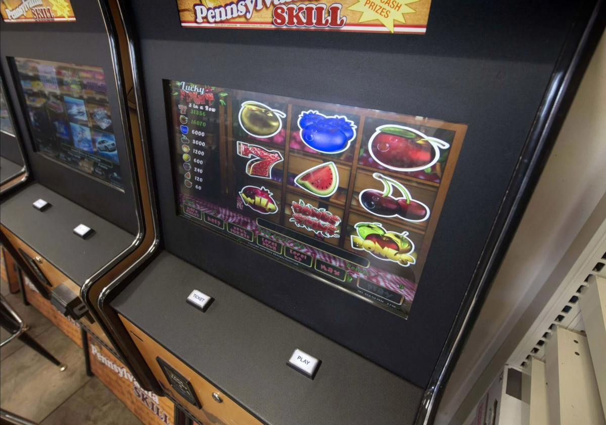 A skills game machine seen in Lancaster County
