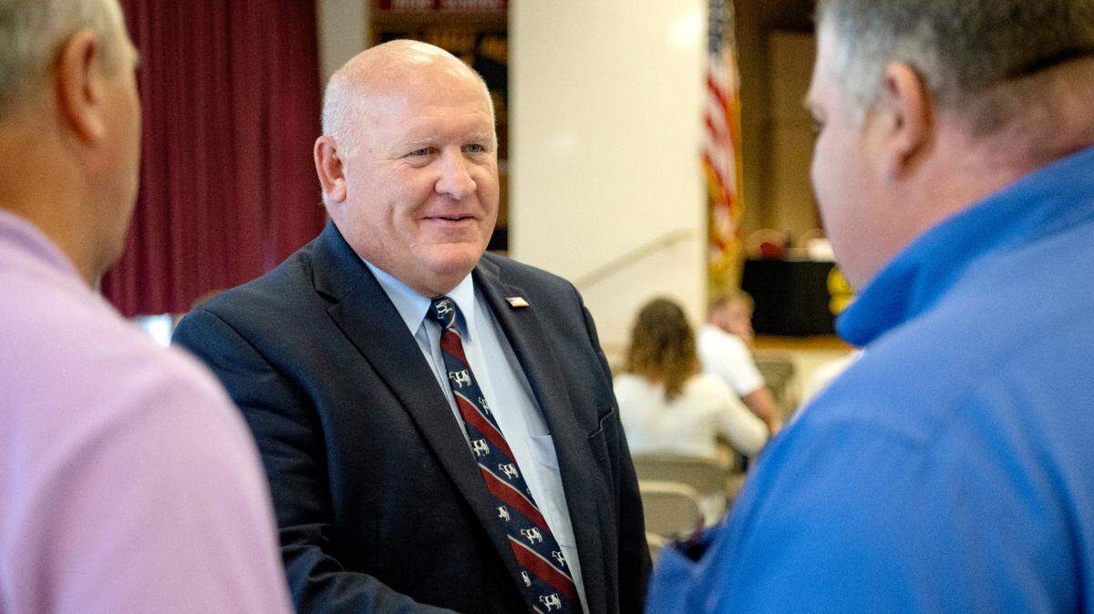 Congressman Glenn “GT” Thompson, pictured in August, is headed for another term representing Centre County in Washington.