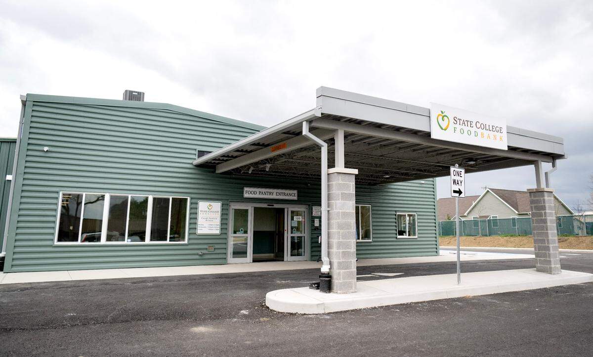 The State College Food Bank’s new location on Gerald Street on Wednesday, April 10, 2024.
