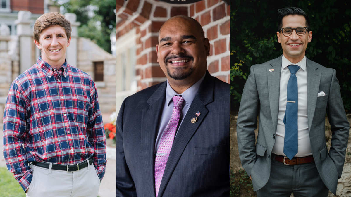 From left: Representatives Dallas Kephart, Justin Fleming and Tarik Khan all joined the Pennsylvania legislature this year.