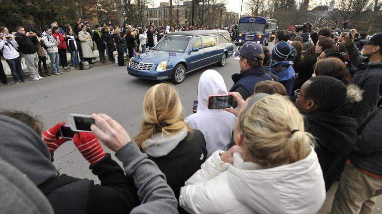 Joe Paterno Funeral and Procession