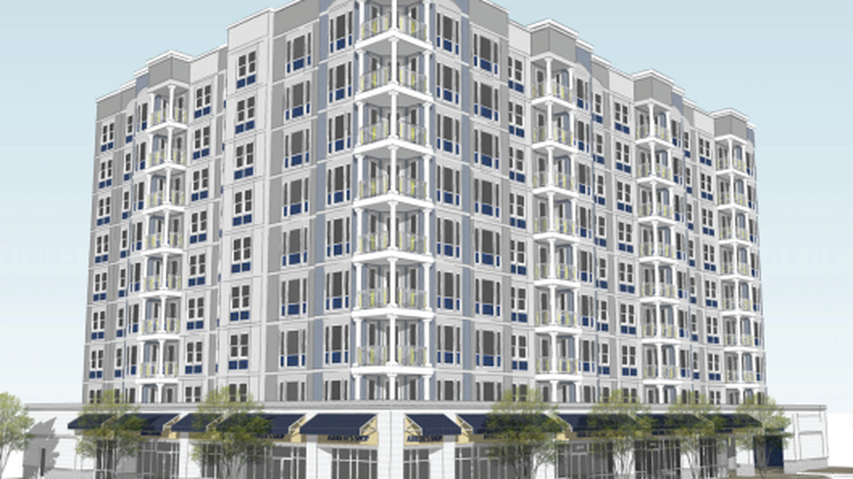 Plans for a nine story mixed-use building with commercial space and a 72-unit condominium hotel at 321 W. Beaver Avenue, State College have been submitted to the State College borough.