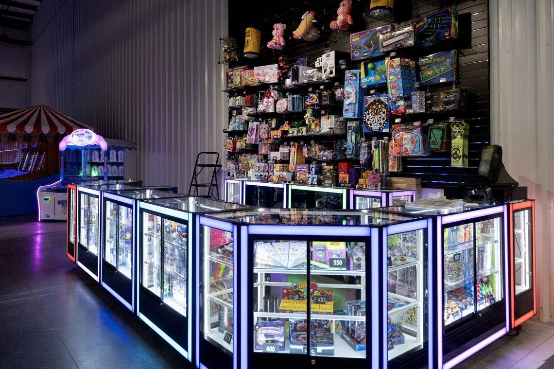 The redemption counter at the Clubhouse Family Fun Centre at Nittany Valley Sports Centre on Thursday, March 5, 2026. 