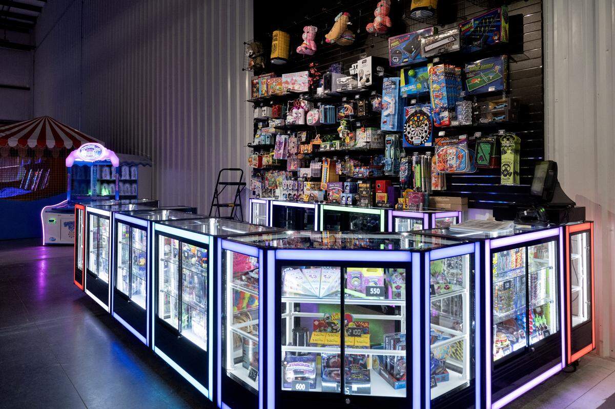 The redemption counter at The Clubhouse Family Fun Centre at Nittany Valley Sports Centre is pictured on Thursday, March 5, 2026.