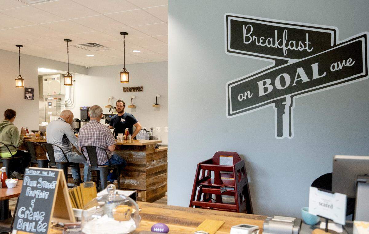 A look inside Breakfast on Boal at 603 Boal Ave.