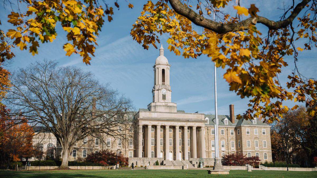Old Main on Penn State’s University Park campus in State College, Pennsylvania