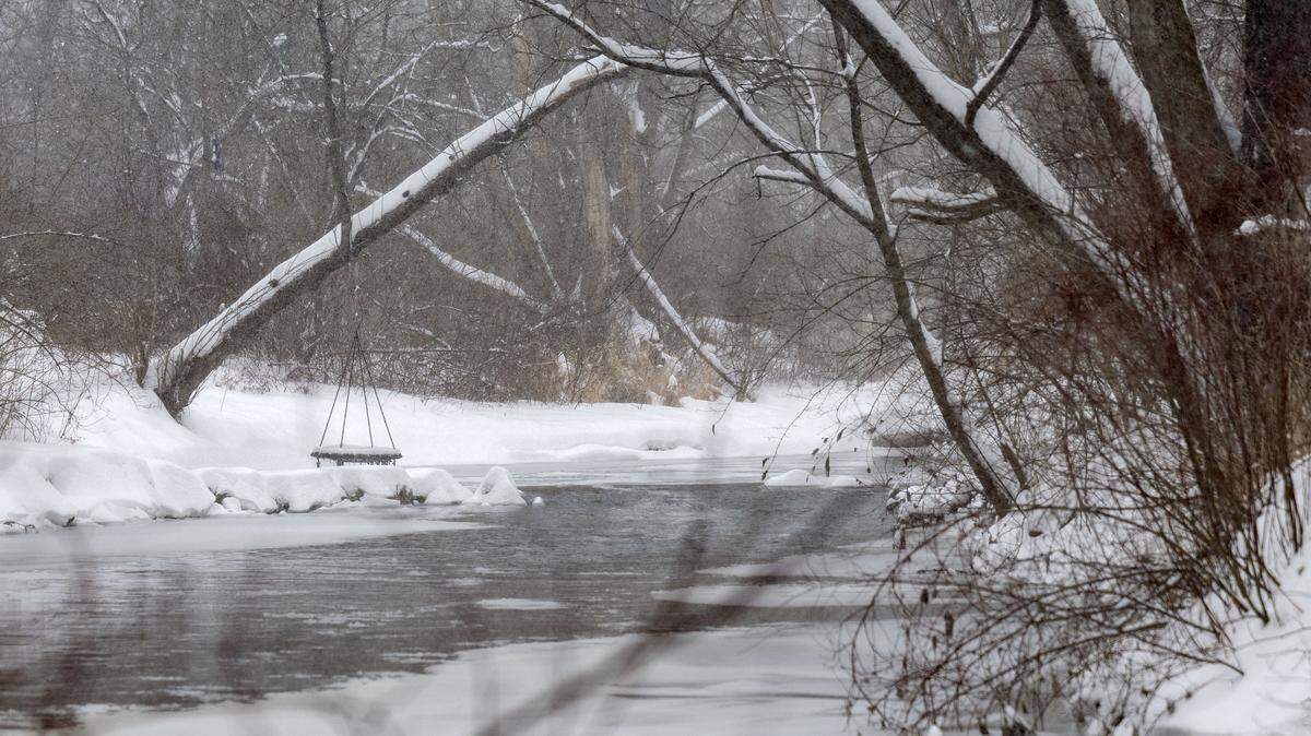 A snow covered Spring Creek on Sunday, Jan. 25, 2026.