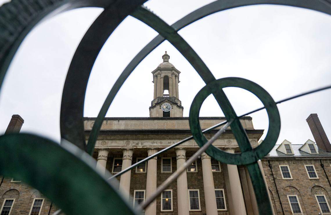  Old Main on the Penn State University Park campus on Wednesday, May 21, 2025. 