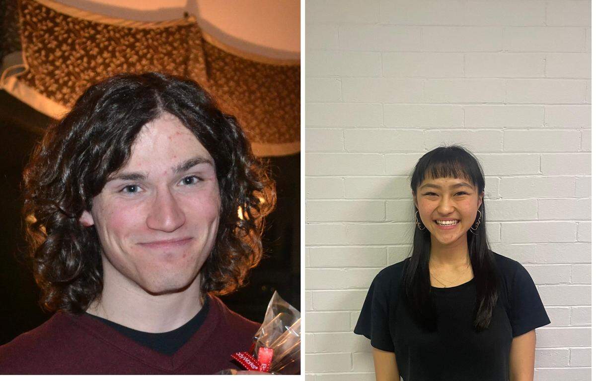 Ryan Biskowitz, left, and Moe Kawasaki.