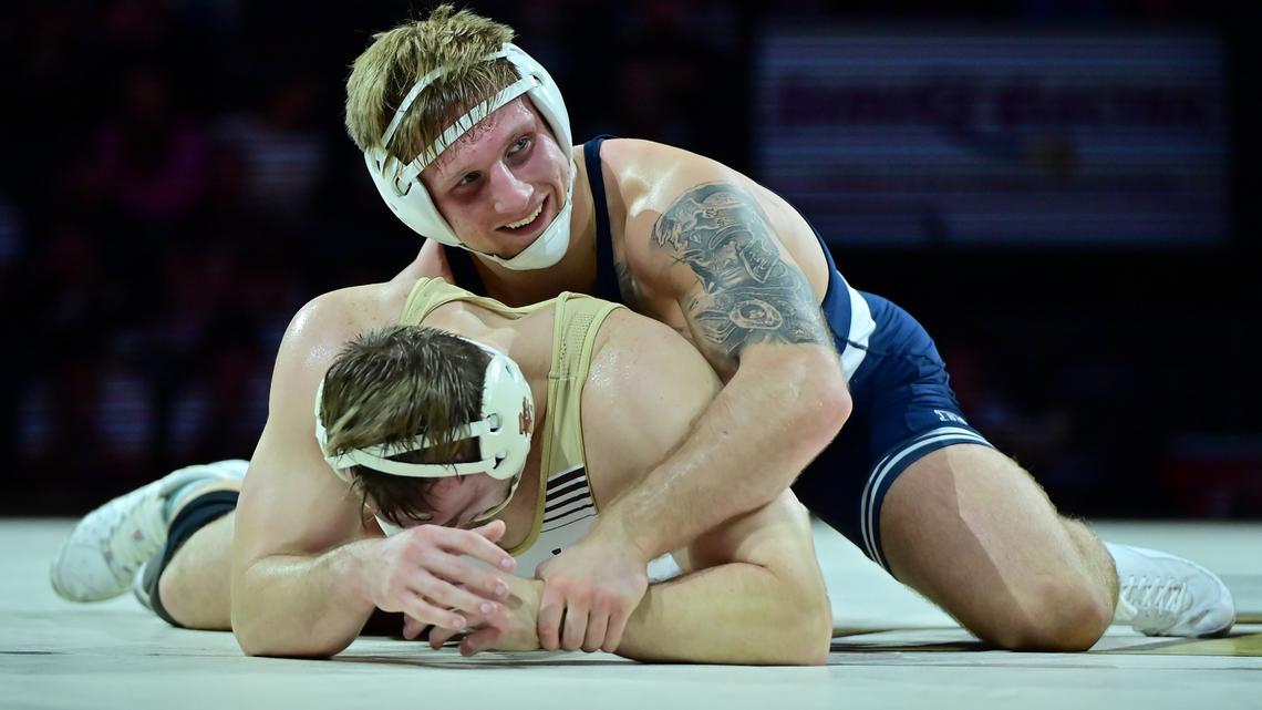 Penn State wrestler Josh Barr’s upset highlights Nittany Lions’ rout of Lehigh