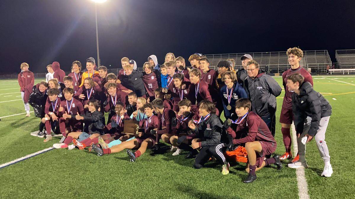 State College boys soccer won the District 6 Class 4A championship over Altoona, 7-1, on Wednesday, Nov. 11, 2021, at Bald Eagle Area High School.