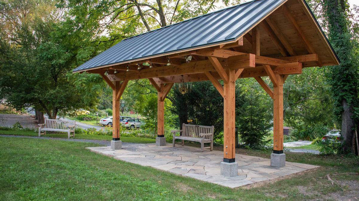 The Lemont Village Association’s summer concerts are held in the Village Green Pavilion.