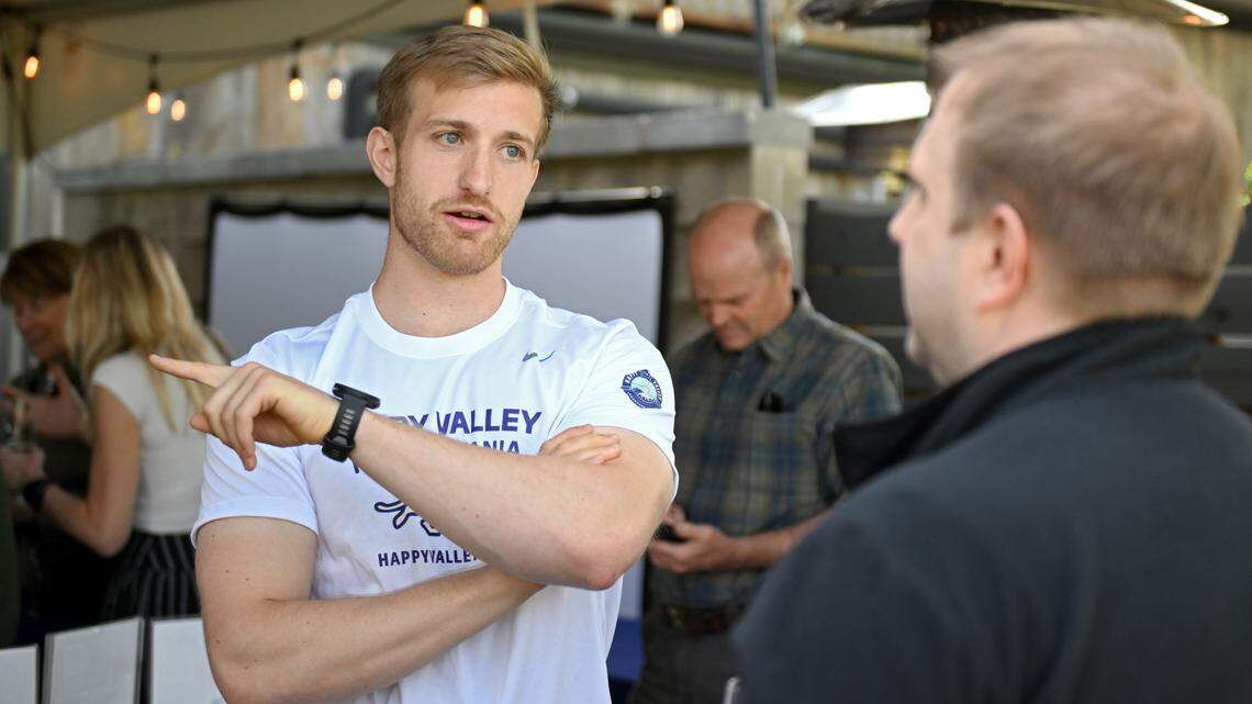 This Penn State student lost his fiancée. Now he’ll take on a 3,500-mile triathlon for her