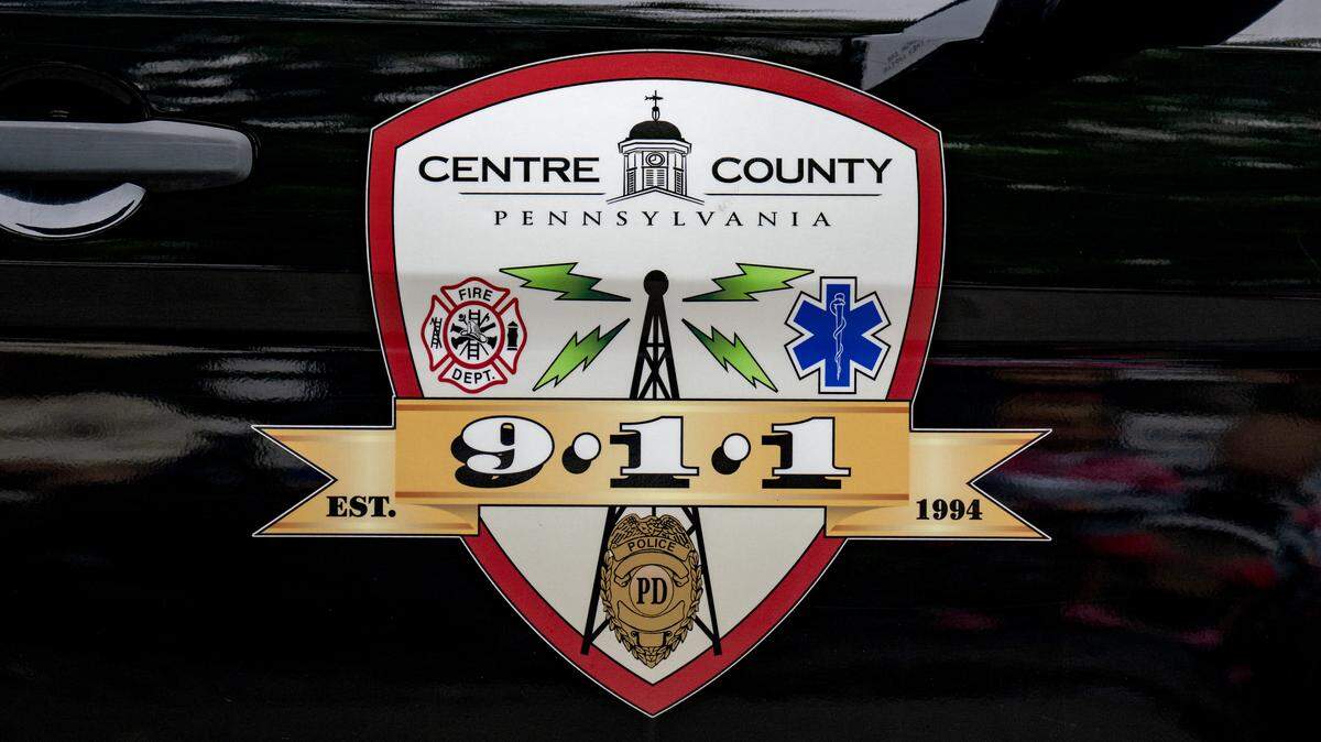 A Centre County 911 vehicle in the Grange Fair parade.