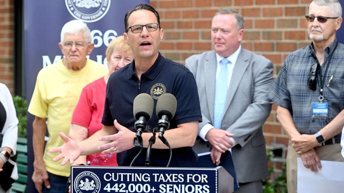 ‘Real relief’ coming with expanded property tax, rent rebates program, Shapiro says in Philipsburg