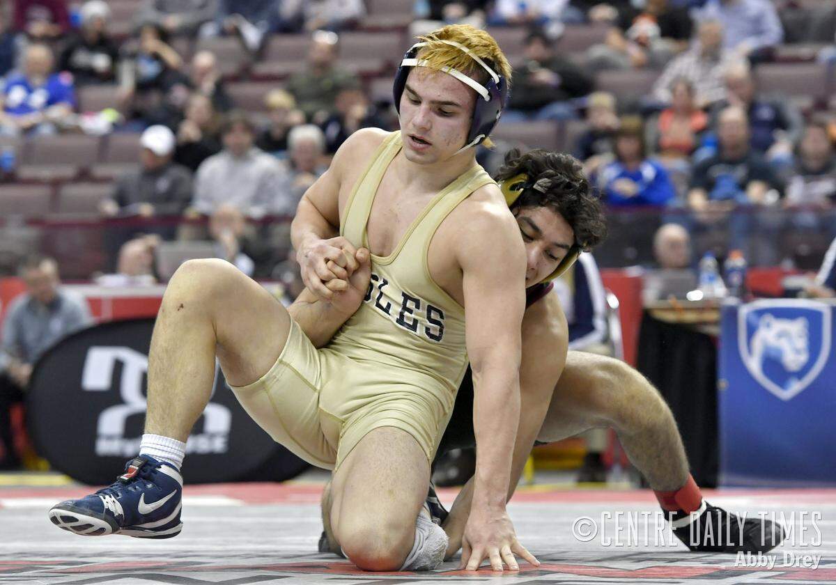 Bald Eagle Area’s Gage McClenahan makes a return to the mat this season after having to miss last year recovering from a knee injury suffered during the football season.