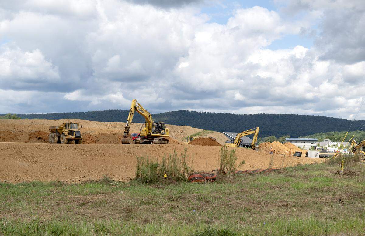 The site of TownePlace Suites by Marriott on the corner of Fox Hill Road and Bernel Road Tuesday, Aug. 26, 2025.  