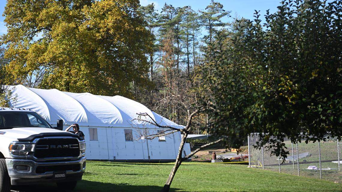 Injuries reported after tent set up for Amish wedding collapses in Spring Mills